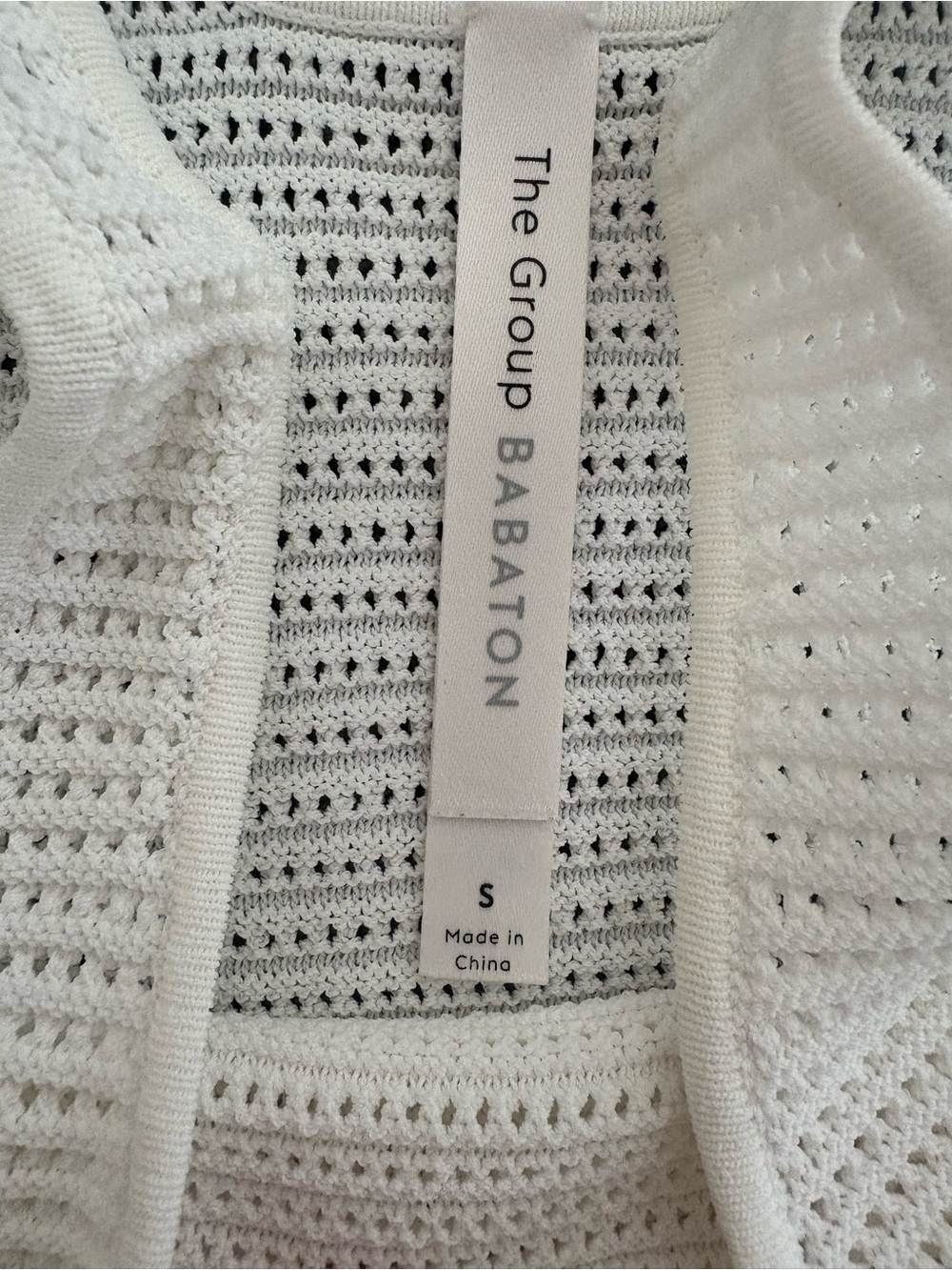 Babaton white Crochet Tank Top - Picture 2 of 5